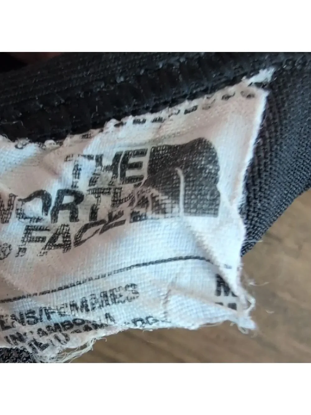 The North Face Black/White Sheer Back Strap Activewear Sports Bra M